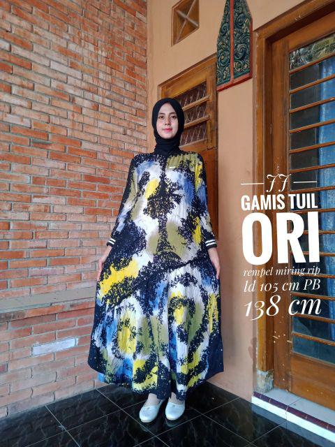Gamis Batik Tuwil Original , Gamis Wanita Rip Tangan