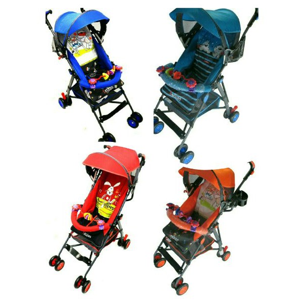 kereta dorong bayi pliko techno baby stroller
