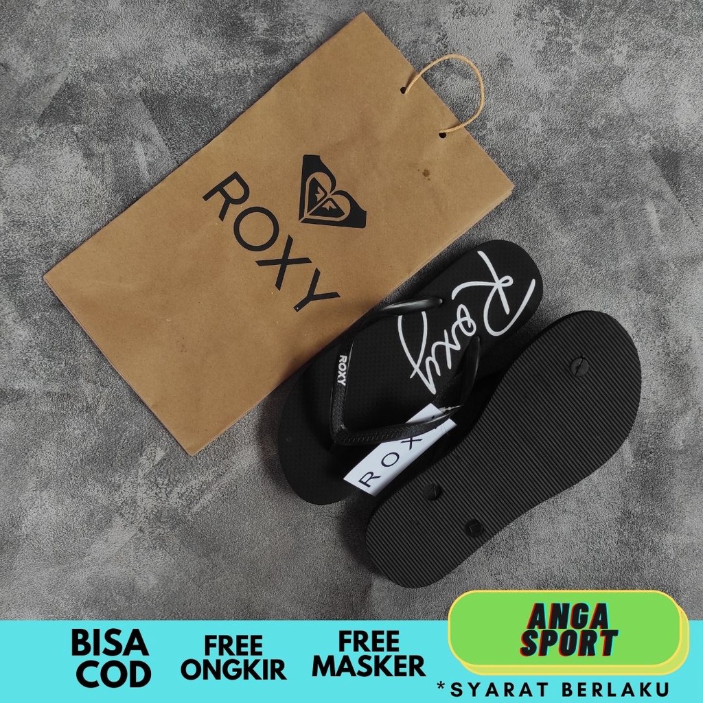 SANDAL JEPIT WANITA ROXY PREMIUM QUALITY / SENDAL DISTRO CASUAL RUMAHAN SANTAI / SENDAL PANTAI JEPIT REMAJA SURFING KEREN