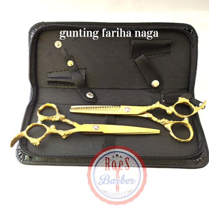 Coarcella - Gunting Barber Fariha Naga Gold