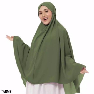  JILBAB  BERGO  MARYAM  JUMBO  MOSCREP HIJAB INSTAN Shopee 