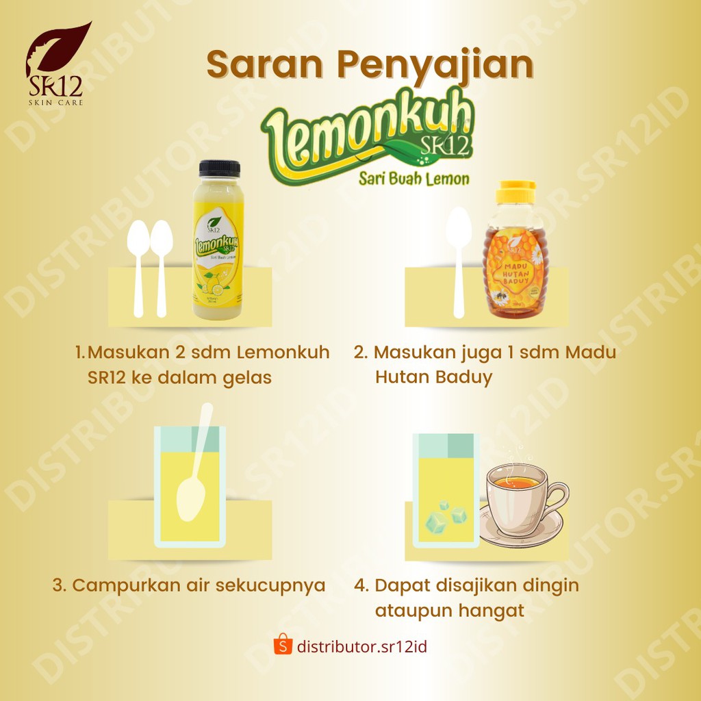 Lemonkuh SR12 Sari Buah Lemon Asli Minuman Herbal Daya Tahan Tubuh dan Diet Alami 250 ml 500 ml