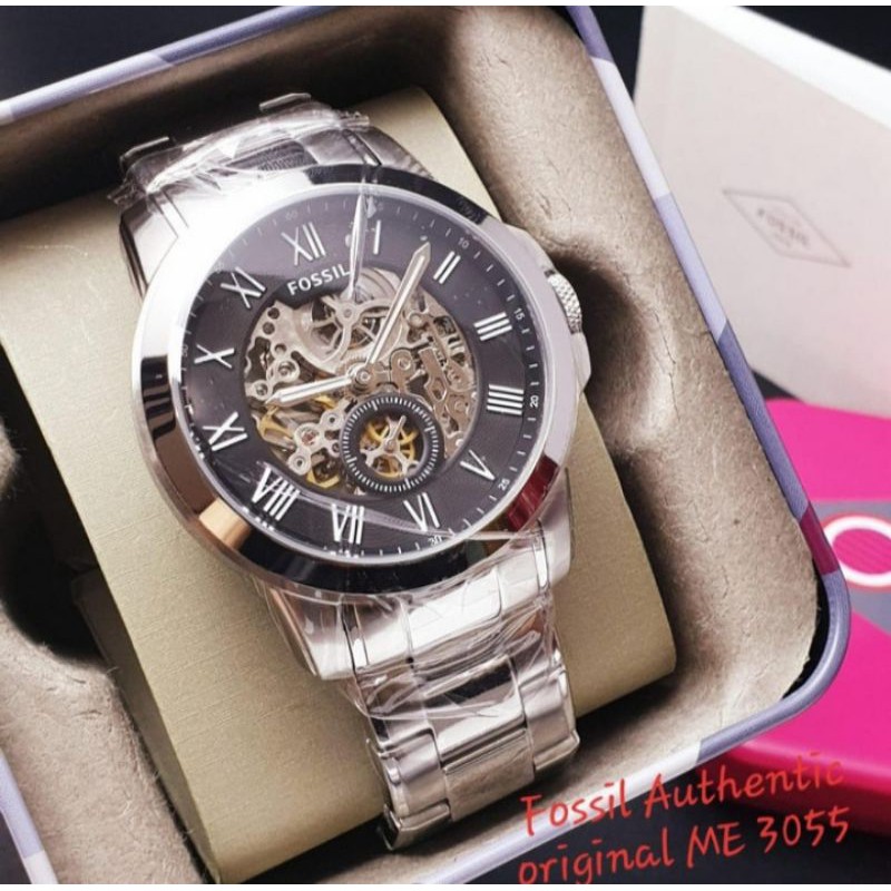 Jam Pria Fossil ME 3055 ME3055 Automatic Original 4.6cm