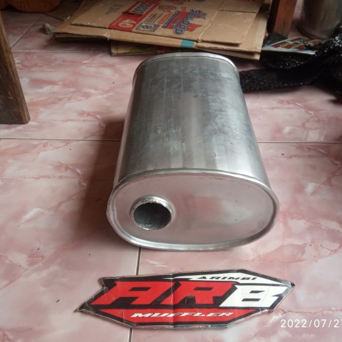 Knalpot Tabung Standar Universal Mobil Sedan