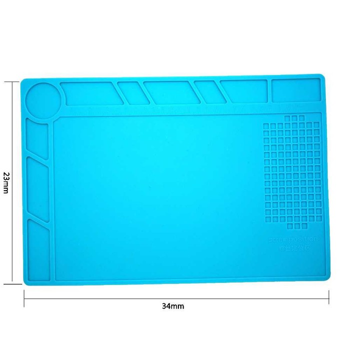 Alas Solder Anti Panas Silicone Heat Insulation Mat 34x23cm -SA61