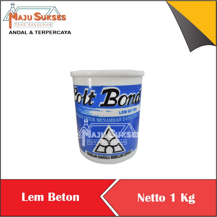 

Lem Rekat Beton Colt Bond biru / Call Bon jempol 1 kg COLBOND