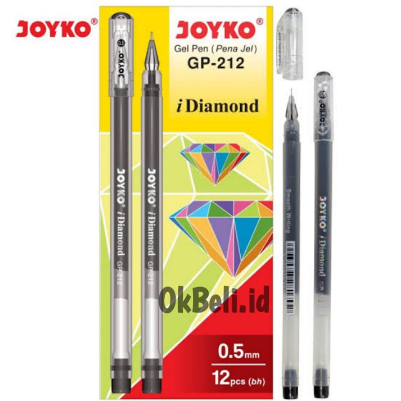 

Pulpen Hitam Gel Joyko GP-212