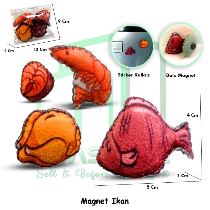 MURAH Puzzle Puzle Pazel Bagian Tubuh Kucing Buah Buahan Hewan Binatang Bahan Kain Flanel Sayur Sayuran Tempelan Kulkas Magnet Souvenir Hadiah Hobi Koleksi