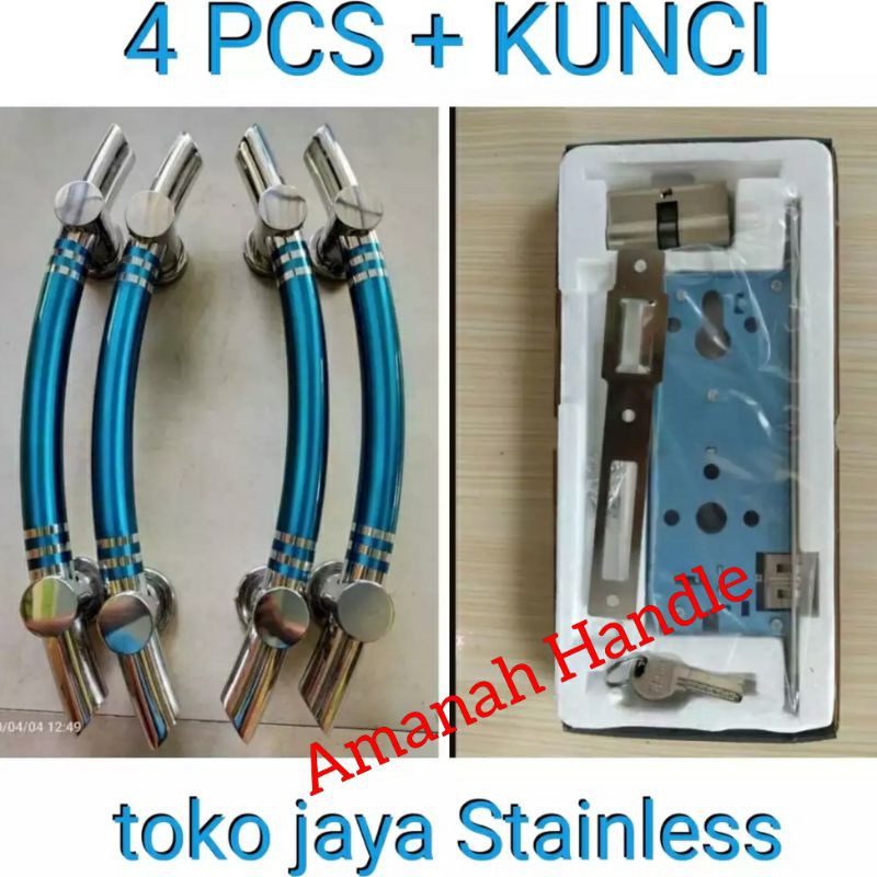 &quot;Lengkap&quot; Handel Pintu rumah 33cm stainless Tarikan pintu rumah / gagang pintu rumah