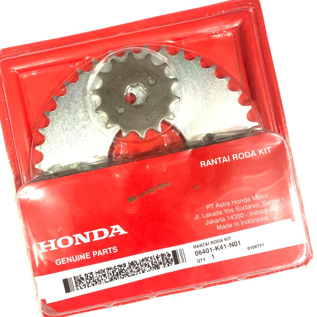 GEARSET GEAR SET BLADE FI SUPRA X 125 FI 2014 06401-K41-N01 ASLI HONDA