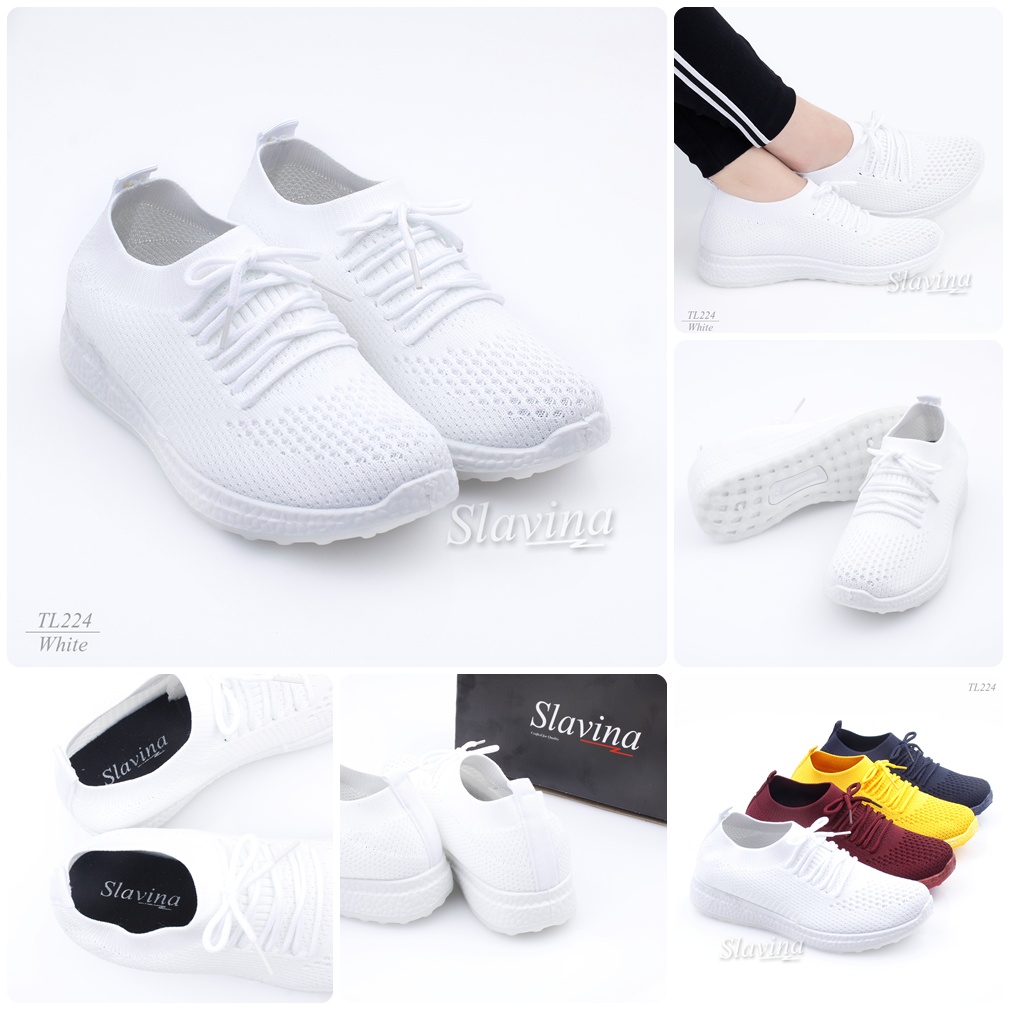 [JUALSEMUA18]Series #TL224 Slavina Sovellia FlyKnit With Ultra Boost Colorway Outsole &amp; Sponge Insole