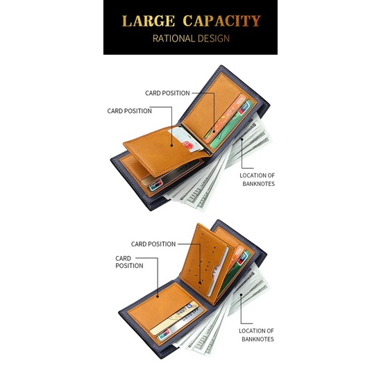 ORIGINAL DEABOLAR DOMPET UANG LIPAT PRIA TEBAL BAHAN SINTETIS K3258 - NezMart COD / BISA BAYAR DITEMPAT