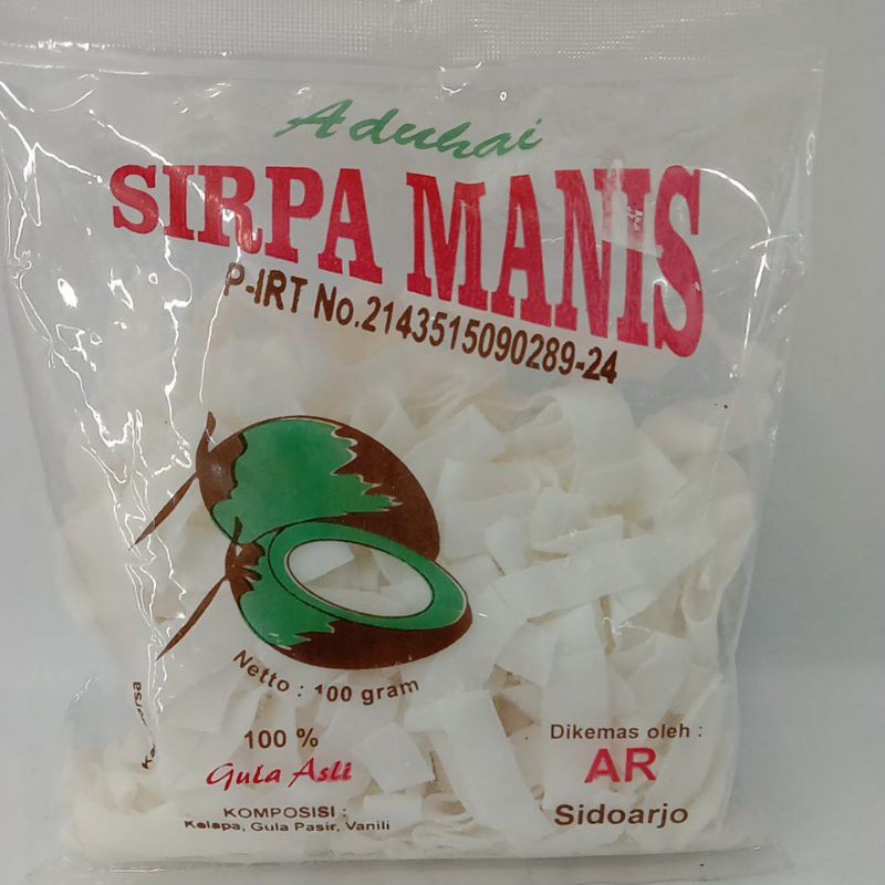 

Sirpa Manis Aduhai 100gr