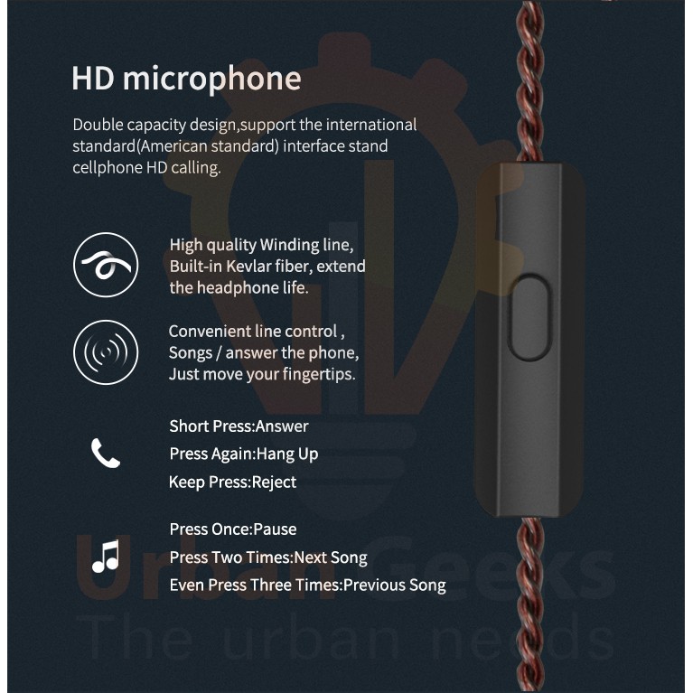 Knowledge Zenith KZ ZS10 Original With Mic Alt ZST ZS3 ED12 ZS6 ZS10 Pro