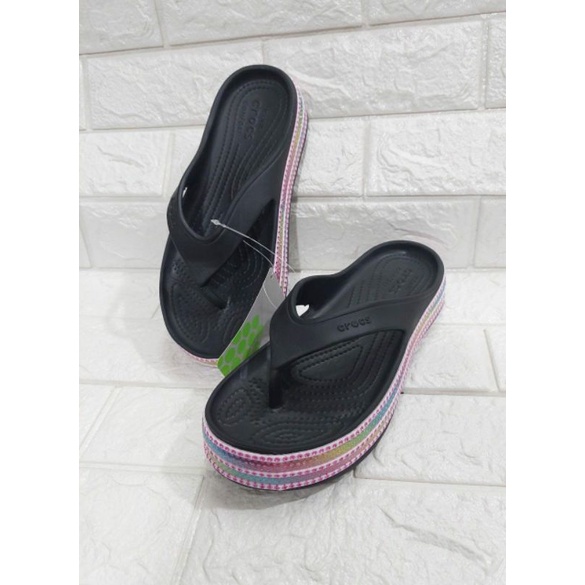 CROCS PLATFORM FLIP III FASHION SEMI WEDGES 3cm