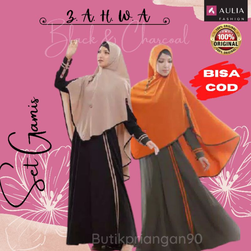GAMIS AULIA FASHION ZAHWA /DRESS WANITA FASHION MUSLIM/SYARI/GAMIS AULIA TERBARU 2020