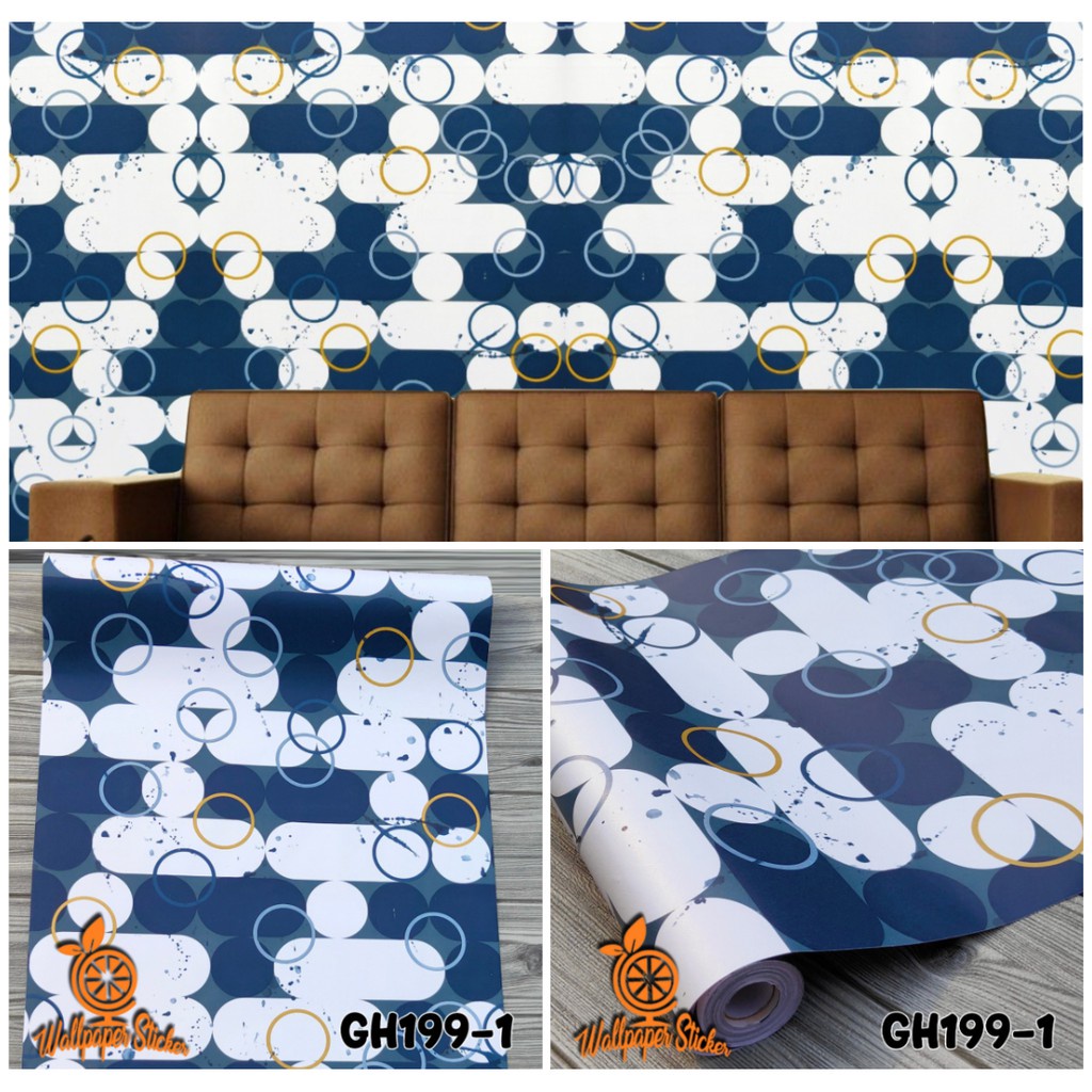 TERMURAH [COD BAYAR DITEMPAT] Wallpaper Dinding Premium Bubble 45CM X 10M