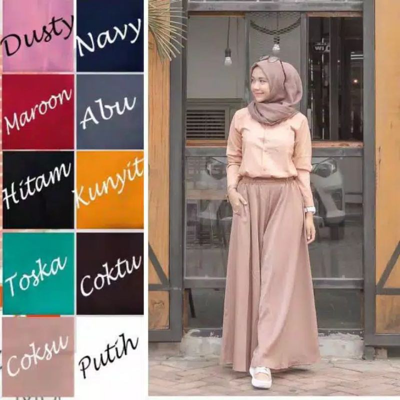 Rok bahan kaos