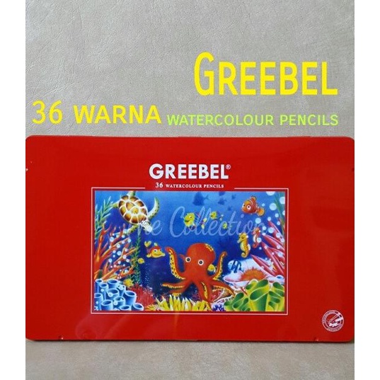 

Atk89Gb 2In1 Pensil + Cat Air 36 Warna Kaleng Watercolour Greebel 2736