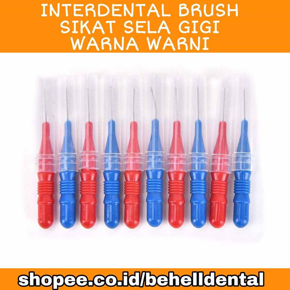 SIKAT SELA BEHEL GIGI PREMIUM DENGAN TUTUP - INTERDENTAL BRUSH ORTHO DR SMITH DENTAL FLOSS BEHELLDENTAL - Sikat Pembersih Sela Celah Gusi Dan Gigi - Tusuk Orthodontics Orthodontics