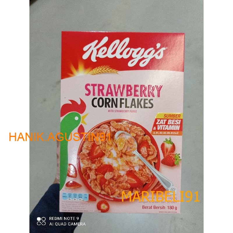 

Sereal Sarapan KELLOGGS Fruit Strawberry CF 180 g / Sereal Kelog 180gr maribeli91