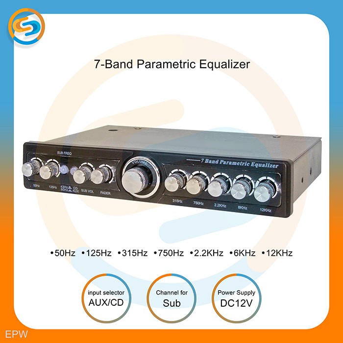 parametrik Pre amp - parametric equalizer preamp 7 band EPW