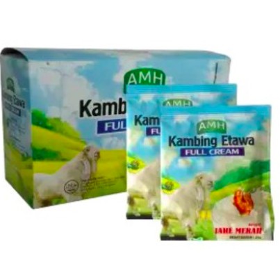 

Susu Kambing Etawa Plus Jahe Merah AMH Amanah Sachet Rasa Vanila/ Rasa Jahe