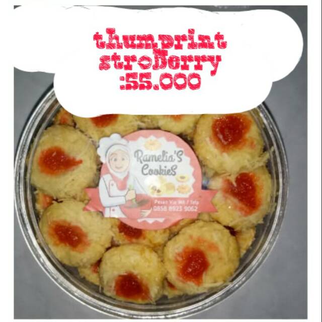 

Thumprint stroberry 100% homemade