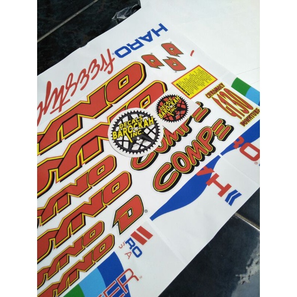 stiker decal bmx dyno compe repro