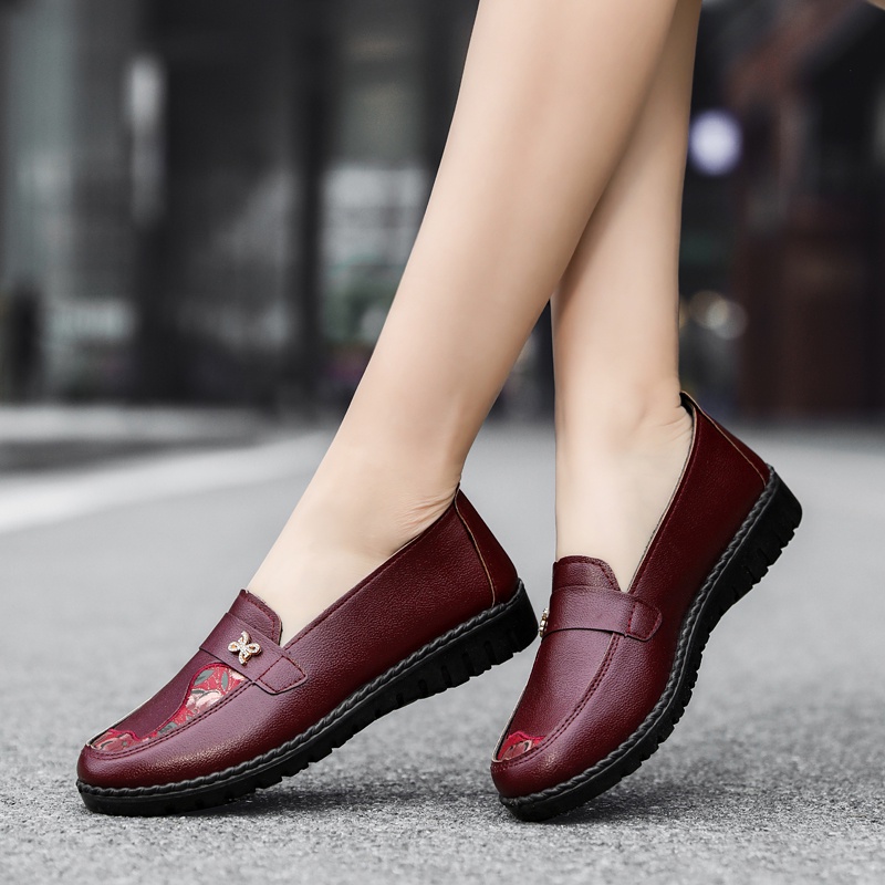 Sepatu Flats Wanita Loafer Import Sepatu Kerja Wanita