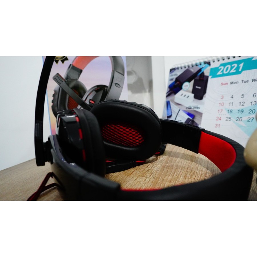 Headset gaming With Mic Mikuso HP-118 Headphone Gaming With Mic