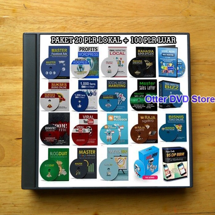 Paket 20 Plr Lokal Toko Online Internet Marketing + Bonus 100 Plr Luar
