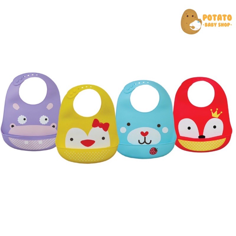Baby Safe - Silicone Bib Babysafe / Celemek bayi