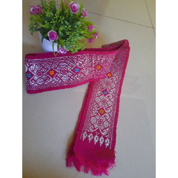 Kain Tenun Selendang Songket Sidemen Bali