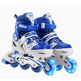 Super Promo!!! Sepatu Roda Terbaru Free Baut BAJAJ+Ban KARET Inline Skate PU Wheels Anak dan Dewasa