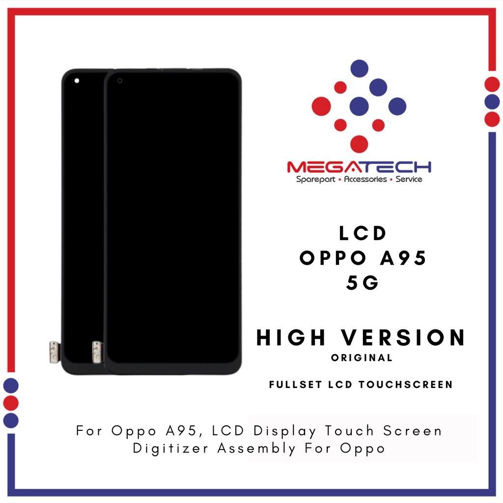 LCD Oppo A95 5G / Oppo Reno 5F / Realme 8 Pro Fullset Touchscreen