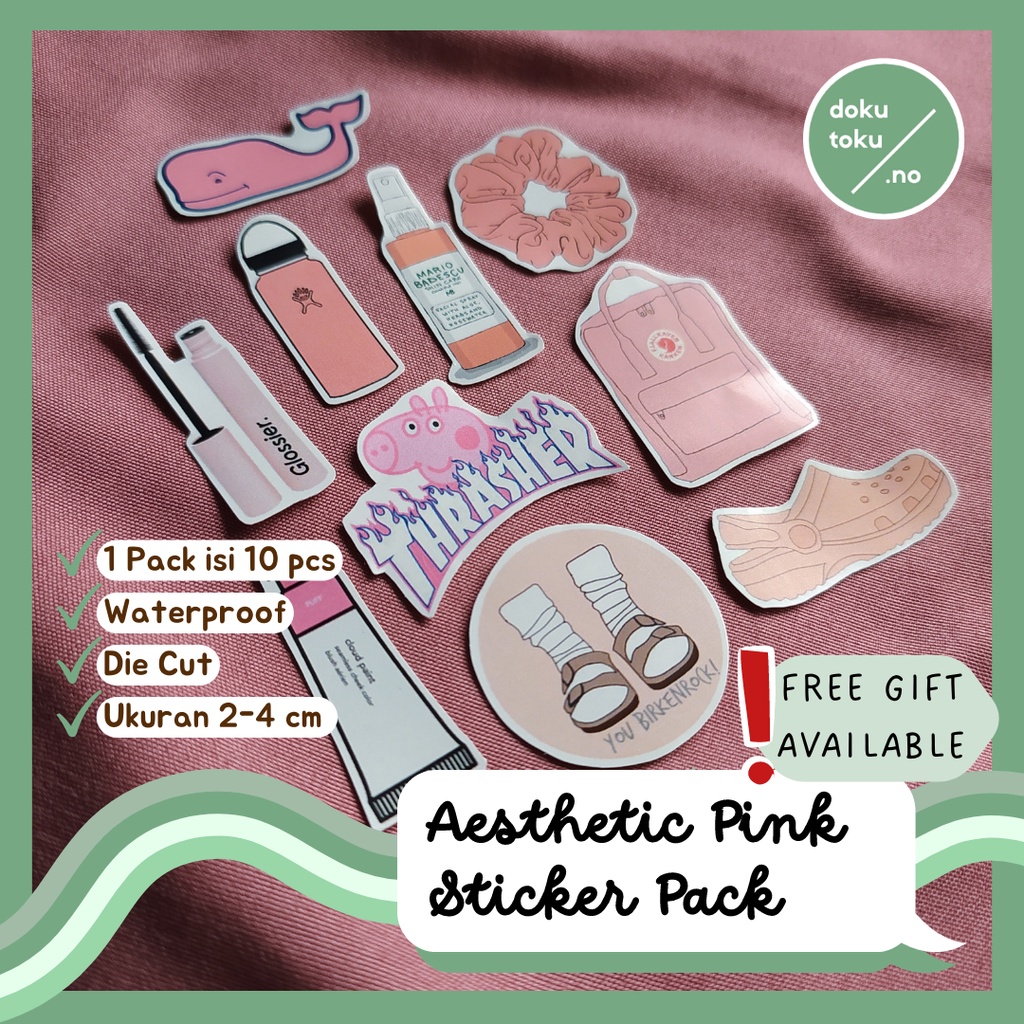 

Stiker Pink Tumblr Aesthetic Lucu Murah