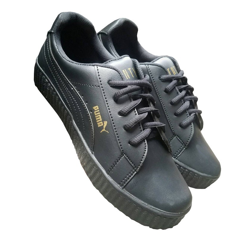 GRATIS ONGKIR  Replika Puma rihanna full hitam | sepatu kets wanita