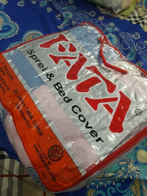 Fata Bed Cover Set Signature Terbaru Ukuran Single Size 120x200