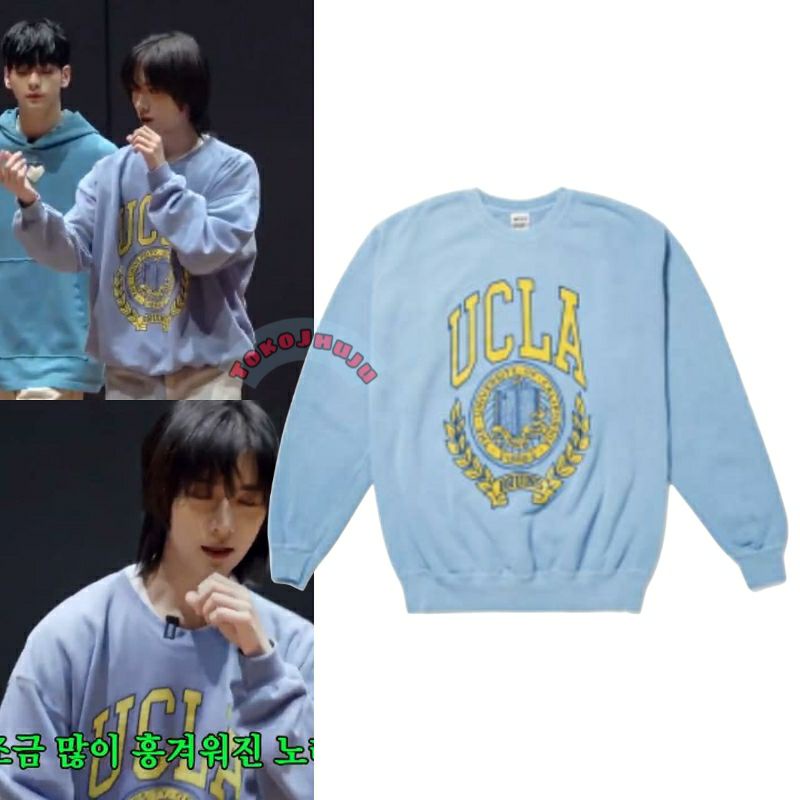 Basic Sweater TXT Beomgyu UCLA UNIVERSITY CALIFORNIA Print DTf