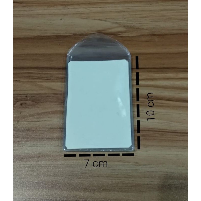 

HenJO plastik ID card , plastik nameteg , ATM , E - toll , sim. ukuran 7 X 10cm 1pak ( isi 100pcs )
