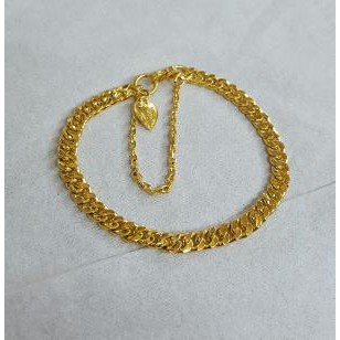Jual Gelang Rantai Polos Lapis Emas Asli 24k Limited