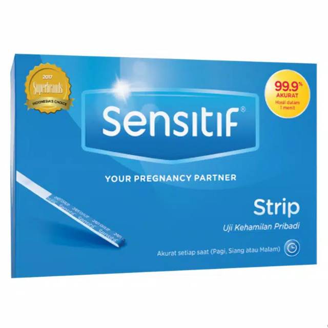 Tes Kehamilan Sensitif Strip Biru / Test Pregnancy Sensitif Blue / Uji Tespack Urin Hamil