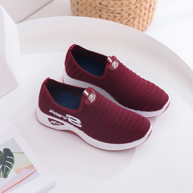 SEPATU SNEAKERS WANITA SPORTY sepatu wanita slip on - Y-1