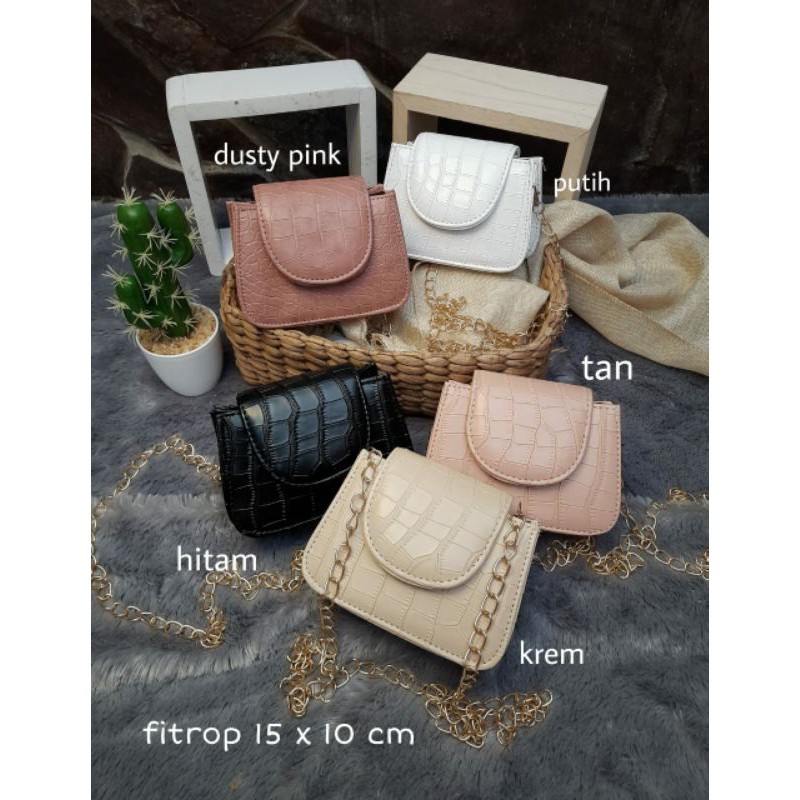 RD FASHION Tas Selempang Wanita CANDY CROCO Terbaru Fashion Wanita