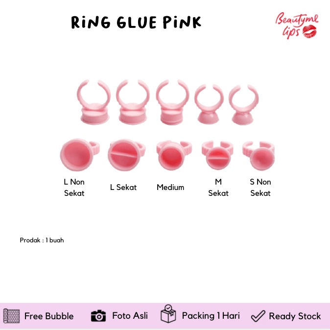 RING GLUE PACK / CINCIN LEM TINTA / 100PCS RING GLUE