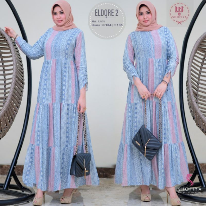 GAMIS ELDORE BUSANA WANITA SHOFIYA RAYON