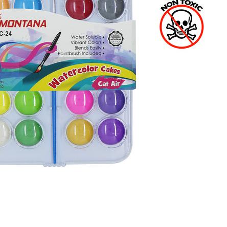 

♬ Montana WaterColor 24 Warna / Cat Air Montana TWC-24 / WaterColor Cake ➩