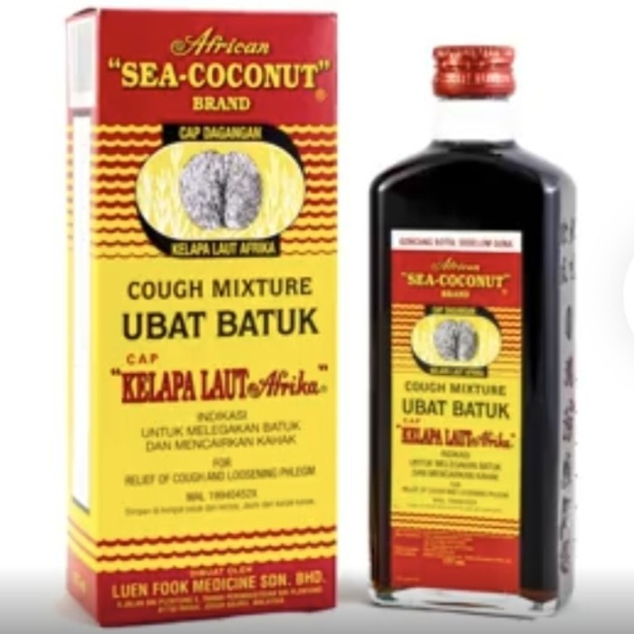 Obat Batuk Kelapa Laut African Sea Coconut Brand Original Herbal 177ml
