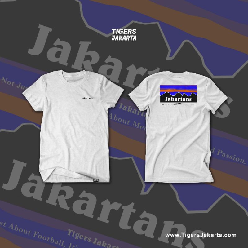 Original Jakartans | JKRTNS WHITE | Jakarta | Tigers Jakarta | TGRS | Persija Jakarta Unisex